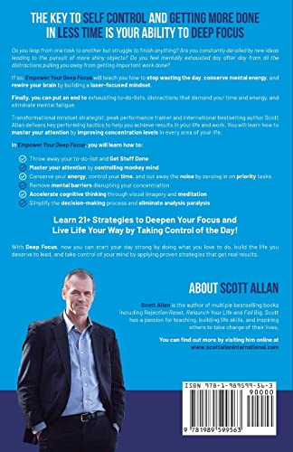 Empower Your Deep Focus: Win Over Distraction, Master Your Attention, and Train Your Brain to Improve Memory, Concentration, and Cognitive Skills (Empower Your Success Series)