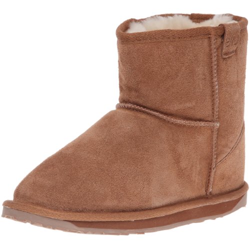 Emu Wallaby Mini, Botas de Nieve Niños Unisex, Beige-Beige (Chestnut), 35
