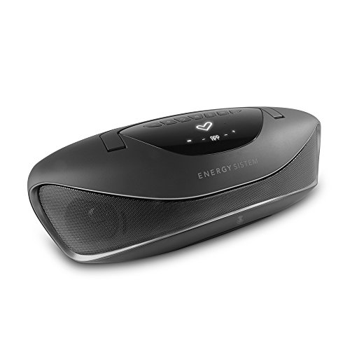 Energy Sistem Energy Multiroom Portable Wi-Fi - Altavoz portátil con Wi-Fi y Bluetooth, 25W potencia real, batería recargable y reproducción dese USB y tarjeta SD, negro (Reacondicionado Certificado)
