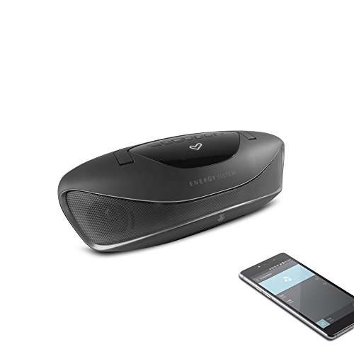 Energy Sistem Energy Multiroom Portable Wi-Fi - Altavoz portátil con Wi-Fi y Bluetooth, 25W potencia real, batería recargable y reproducción dese USB y tarjeta SD, negro (Reacondicionado Certificado)
