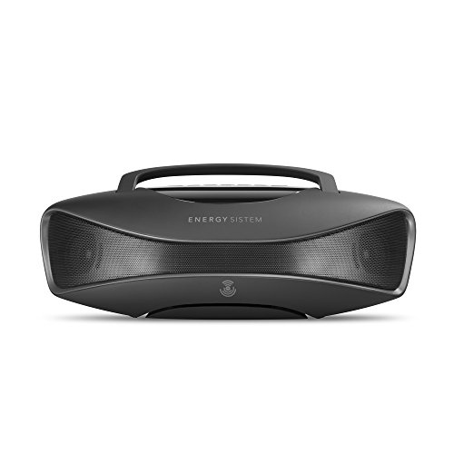 Energy Sistem Energy Multiroom Portable Wi-Fi - Altavoz portátil con Wi-Fi y Bluetooth, 25W potencia real, batería recargable y reproducción dese USB y tarjeta SD, negro (Reacondicionado Certificado)