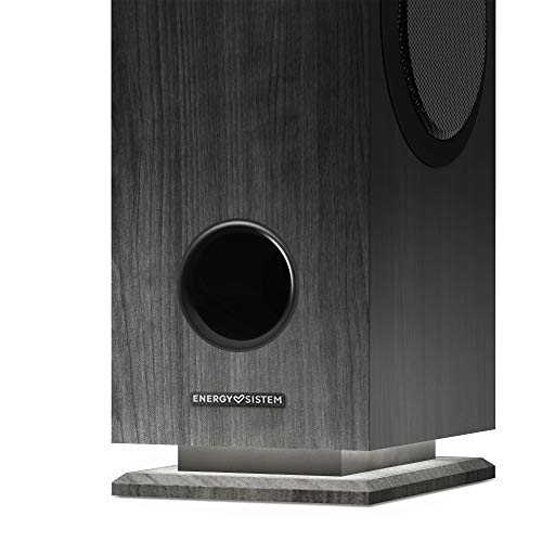 Energy Sistem Tower 7 Torre de Sonido con Bluetooth, tecnología True Wireless y luz de Ambiente (100 W, Display, USB/MicroSD, Radio FM)