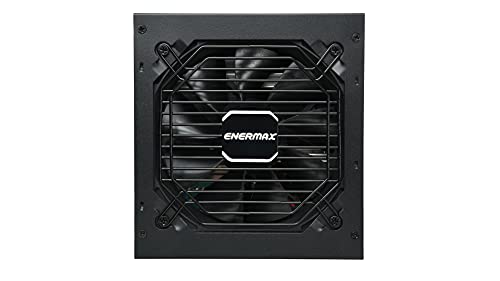 ENERMAX Maxpro II ATX EMP600AGT-C - Fuente de alimentación para PC (600 W, 80 Plus, 230 V, UE no Modular, con Circuito de protección de 5 vías), Color Negro