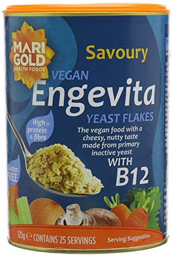 Engevita Savoury Yeast Condiment With B12 125 g (Pack of 3)