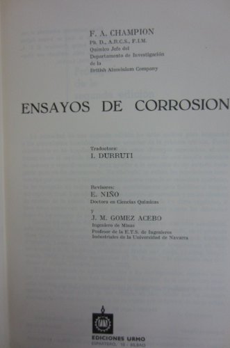ENSAYOS DE CORROSIÓN