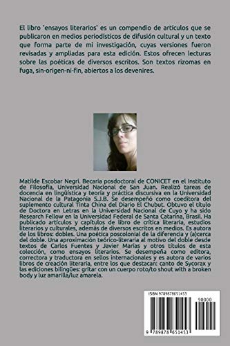 Ensayos literarios: (poéticas sin-origen-ni-fin)