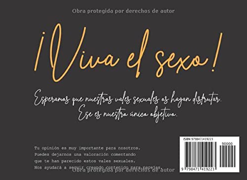 Entre tú y yo. Vales sexuales.: 60 cupones de sexo para él o para ella. Regalo para novios. Cumpleaños, San Valentín, navidad, aniversario... Regalos ... en pareja. (Vales Sensation Print v1)