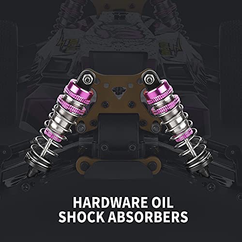 Entrega en 3~7 Días, WLtoys 124019 RC Coche 55km/h, 2600mAh Actualización de batería 30 Minutos, 1:12 Vehículo Todoterreno 4WD, Racing ​Offroad Drift de Alta Velocidad Car (3 Pilas)