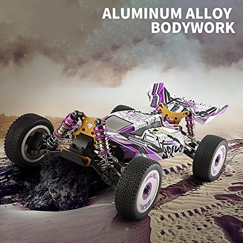 Entrega en 3~7 Días, WLtoys 124019 RC Coche 55km/h, 2600mAh Actualización de batería 30 Minutos, 1:12 Vehículo Todoterreno 4WD, Racing ​Offroad Drift de Alta Velocidad Car (3 Pilas)