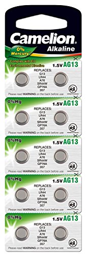 [Envio GRATIS] 10 x AG13 LR44 G13-A D303 L1154 L1154F alcalina pila de botón // 10 x AG13 LR44 G13-A D303 L1154 L1154F Alkaline Button Cell Battery
