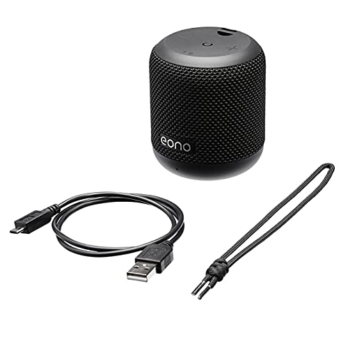 Eono by Amazon - Altavoz Bluetooth con impermeabilidad IPX5, con tecnología de sonido HARMAN