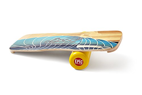 EPIC Balance Boards Waves - Tabla de Equilibrio, Assorted, Lenght: 85cm (33.46'') Width: 30cm (11.81'')