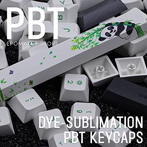 EPOMAKER SK61 61 Keys Hot Swappable Mechanical Keyboard with RGB Backlit, NKRO,Type-C Cable for Win/Mac/Gaming (Gateron Optical Red, Panda)