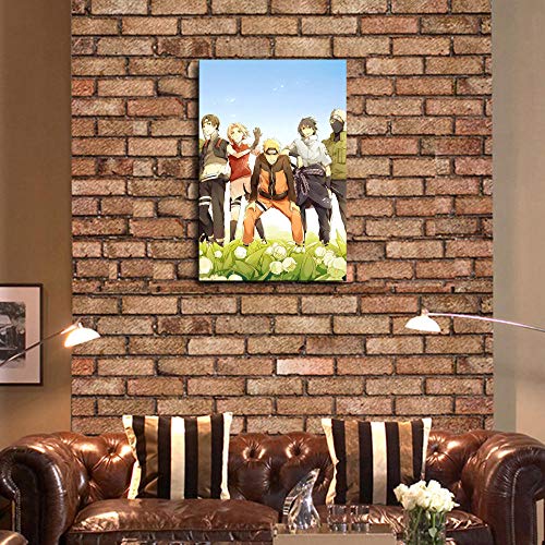 Equipo 7 Naruto Shippuden - Lienzo decorativo para pared y póster moderno para dormitorio familiar