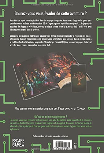 Escape Game VR : La course au Graal contre le mage noir. Une aventure en immersion au Palais des Pap