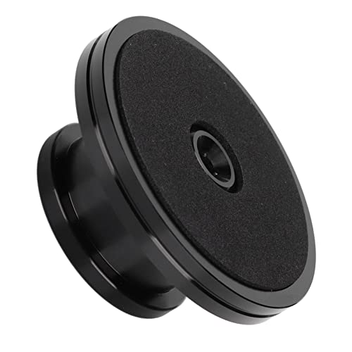 Estabilizador de Peso de Registro, Estabilizador de Disco LP de Aleación de Aluminio Estabilizador de Abrazadera de Vinilo para Plataforma Giratoria, para Reproductor de Discos LP de Disco de(negro)