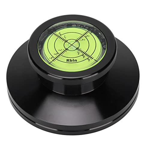 Estabilizador de Peso de Registro, Estabilizador de Disco LP de Aleación de Aluminio Estabilizador de Abrazadera de Vinilo para Plataforma Giratoria, para Reproductor de Discos LP de Disco de(negro)