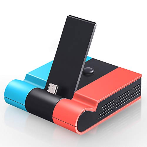 Estación Carga Base TV Plegable para Nintendo Switch, Tendak Base Carga Estación Acoplamiento Interruptor Type C Portátil con Adaptador HDMI y Puerto USB 3.0