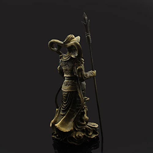 Estatuillas De Bronce De Arte De La Decoración del Jardín De La Estatua De Buda  Decoración De Bronce para El Hogar Decoración Erlang Shen Yang Jian Y Roaring Sky Dog Decoraciónadornos De Figuras De