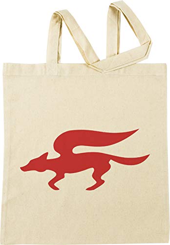 Estrella zorro Equipo retro Logo Beige Bolsa De Compras