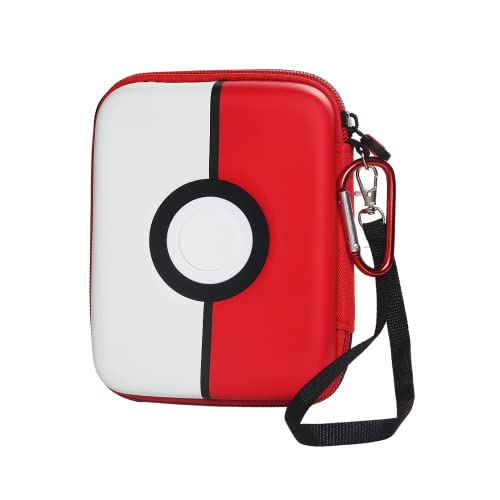 Estuche Cartas Pokémon Coleccionables. Tarjetero Vmax, GX, UNO, Yu-Gi-Oh, MTG Magic, Animal Crossing, Exploding Kittens, Skip-Bo. Cartera para 400 Cartas Pokémon con Cremallera.