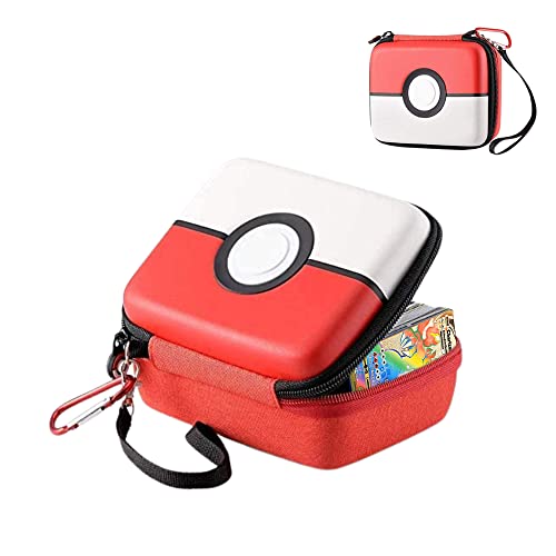 Estuche Cartas Pokémon Coleccionables. Tarjetero Vmax, GX, UNO, Yu-Gi-Oh, MTG Magic, Animal Crossing, Exploding Kittens, Skip-Bo. Cartera para 400 Cartas Pokémon con Cremallera.