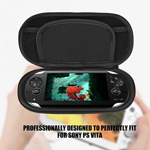 Estuche de Transporte para PS Vita, Estuche de Viaje a Prueba de Golpes para Playstation Vita para PS Vita, Estuche rígido Protector Estuche de Transporte para Sony PS Vita (Negro)