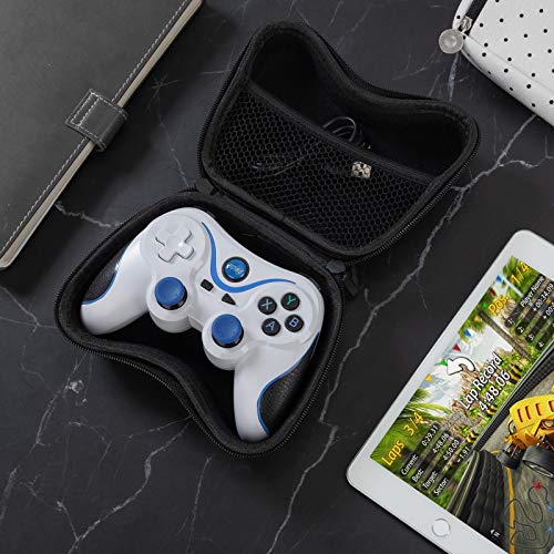 Estuche Portátil para Mando Protección Funda de Viaje para Controller EVA Duradero Bolsa de Almacenamiento para Controlador de Xbox One Switch Pro PS5 PS4 15.5*11*7 cm