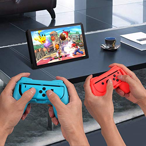 eSynic 3 en 1 Raqueta de Tenis, Volante, Empuñadura, para Switch Accesorios Joy-con para Mario Tennis Aces Juego Juego de Manijas para Controlador de Juegos para Switch Joy-con