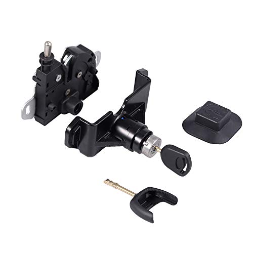 eSynic Juego completo de cerradura de capó y pestillo con 2 llaves para Ford Transit OEM: 6C1A-16D748-AB, 1476762, 4956236 para Ford Transit MK7 2006-2016