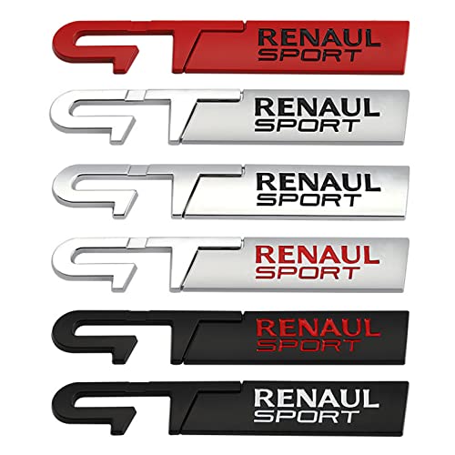 Etiqueta engomada del Coche RS GT Sport Emblem Decal, para Renault Clio Megane Scenic Laguna Logan Koleos Sandero Safrane Velsatis Arkana Talisman