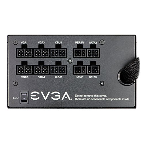 EVGA 750 GQ, 80+ GOLD 750W, Semi Modular, EVGA ECO Mode, Fuente de Alimentación 210-GQ-0750-V2