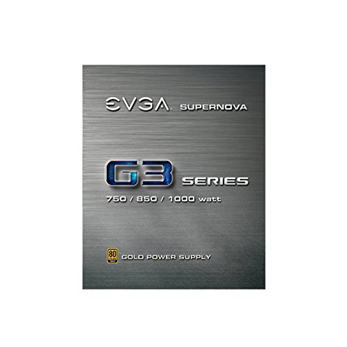 EVGA SuperNOVA 750 G3, 80 Plus Gold 750W, totalmente modular, modo Eco con nuevo ventilador HDB, incluye auto probador encendido, tamaño compacto de 150 mm, fuente de alimentación 220-G3-0750-X2