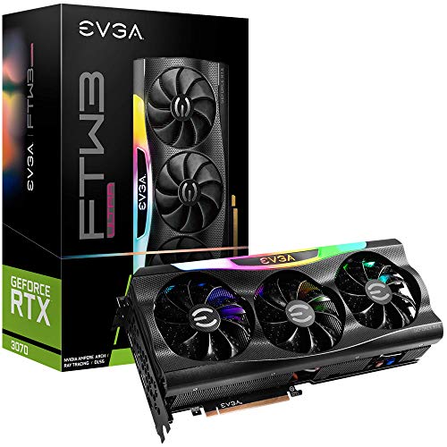 EVGA VGA PCI-EX NVIDIA RTX3070 8GB FTW3 Ultra Gaming GDDR6 LHR