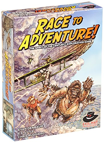 'Evil Tiene Productions ehp02003 – de Tablero Race to Adventure.The Spirit of The Century Exploration Game