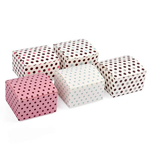 ewtshop® 40 Unidades en 5 Diferentes diseños, Cajas de Regalo, Cajas de Bombones, Souvenir, Giveaways
