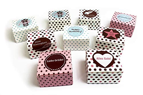 ewtshop® 40 Unidades en 5 Diferentes diseños, Cajas de Regalo, Cajas de Bombones, Souvenir, Giveaways