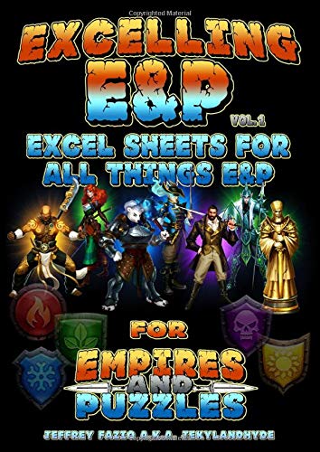 Excelling E&P: Excel Sheets for all things E&P (Empires & Puzzles Books)