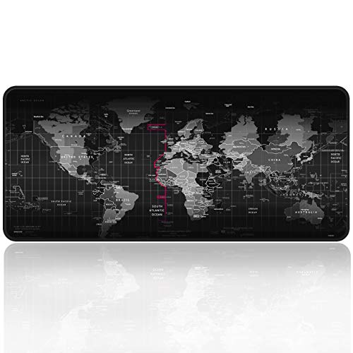 EXCO - Alfombrilla Gruesa de Goma Antideslizante para ratón, Muy Grande, para Juegos, Oficina