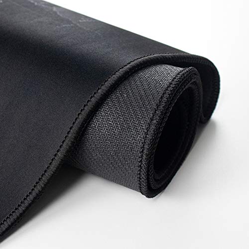 EXCO - Alfombrilla Gruesa de Goma Antideslizante para ratón, Muy Grande, para Juegos, Oficina