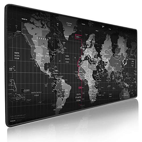 EXCO - Alfombrilla Gruesa de Goma Antideslizante para ratón, Muy Grande, para Juegos, Oficina