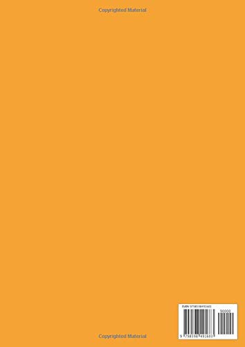 Exercise Book A4 Handwriting Practice 4 Lines: 100 Blank Writing Pages - Dotted Midline Handwriting Practice Paper Book (KS1-KS2) - For Children and Kids Learning to Write Letters - Orange Cover