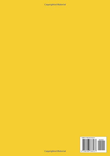 Exercise Book A4 Handwriting Practice 4 Lines: 100 Blank Writing Pages, Handwriting Practice Paper Pad Book (KS1-KS2) For Children and Kids Learning to Write Letters - Yellow Cover