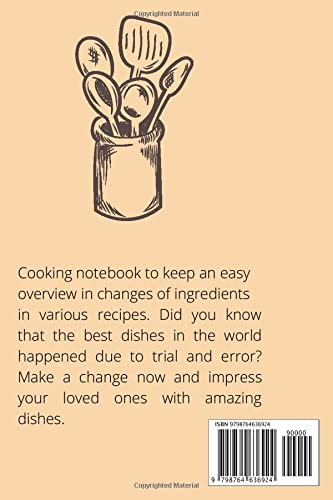 Experimental Cooking Formulas: Trial and error improve recipes