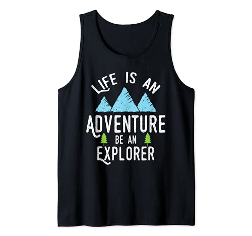 Explorador: la vida es una aventura, sé un explorador Camiseta sin Mangas