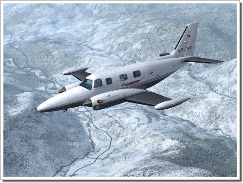Extension de Flight Simulator Avioneta Piper Cheyenne PC FS-X y 2004, en Español