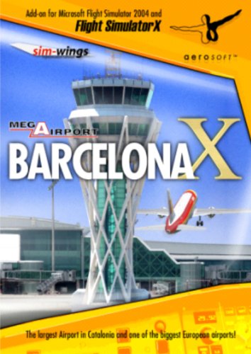 Extension de Flight Simulator Mega Airport Barcelona PC FS-X y 2004, en Español