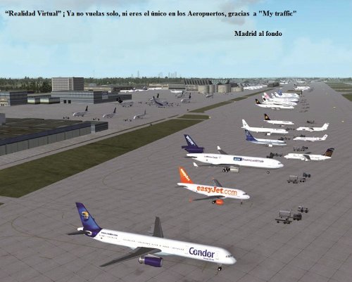 Extension de Flight Simulator My Traffic 2010 FS-X y 2004 PC, en Español