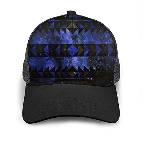 Exterior Nebula Astral Cluster Astronomía Mujeres Hombres Gorra de béisbol Ajustable Trucker Malla Plain Sombreros 6 Paneles Gorras Polo Estilo Dad Sombrero Unisex Negro