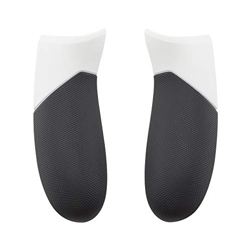 eXtremeRate Agarre de Goma para Xbox One Elite Carcasa Exterior de Grip Empuñadura Antideslizante Grip Tacto Suave Mango de reemplazo Kit para Mando de Xbox One Elite Modelo 1698(Blanco)